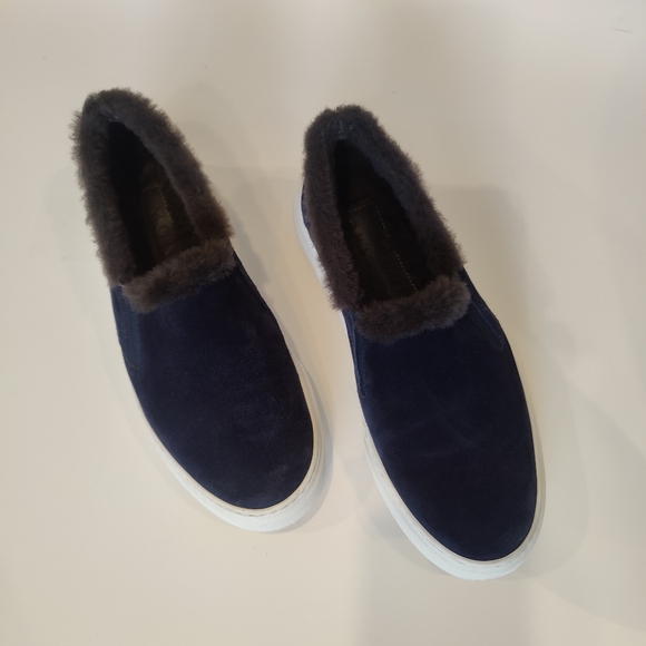 M. GEMI The Cerchio Shearling Sneakers Slip-On - Picture 2 of 8
